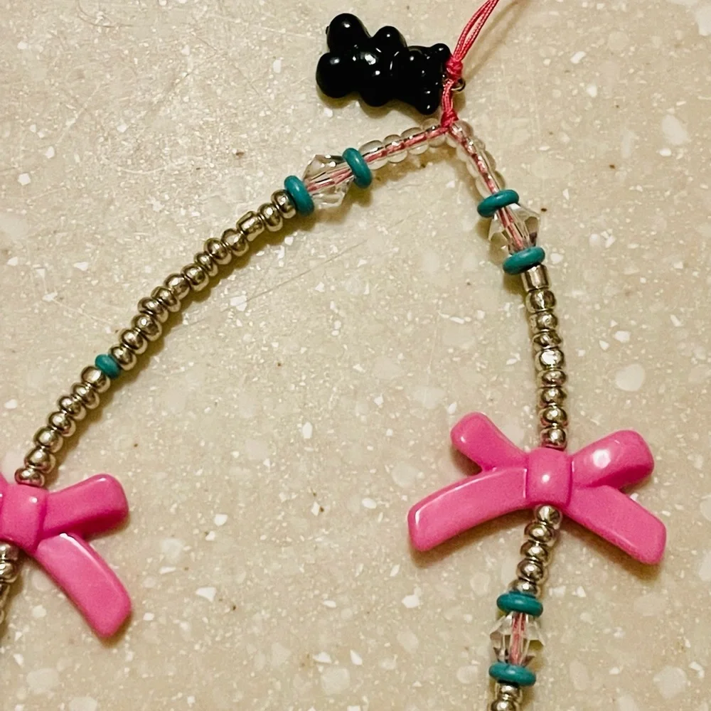 Phone String!! Pink Bows!